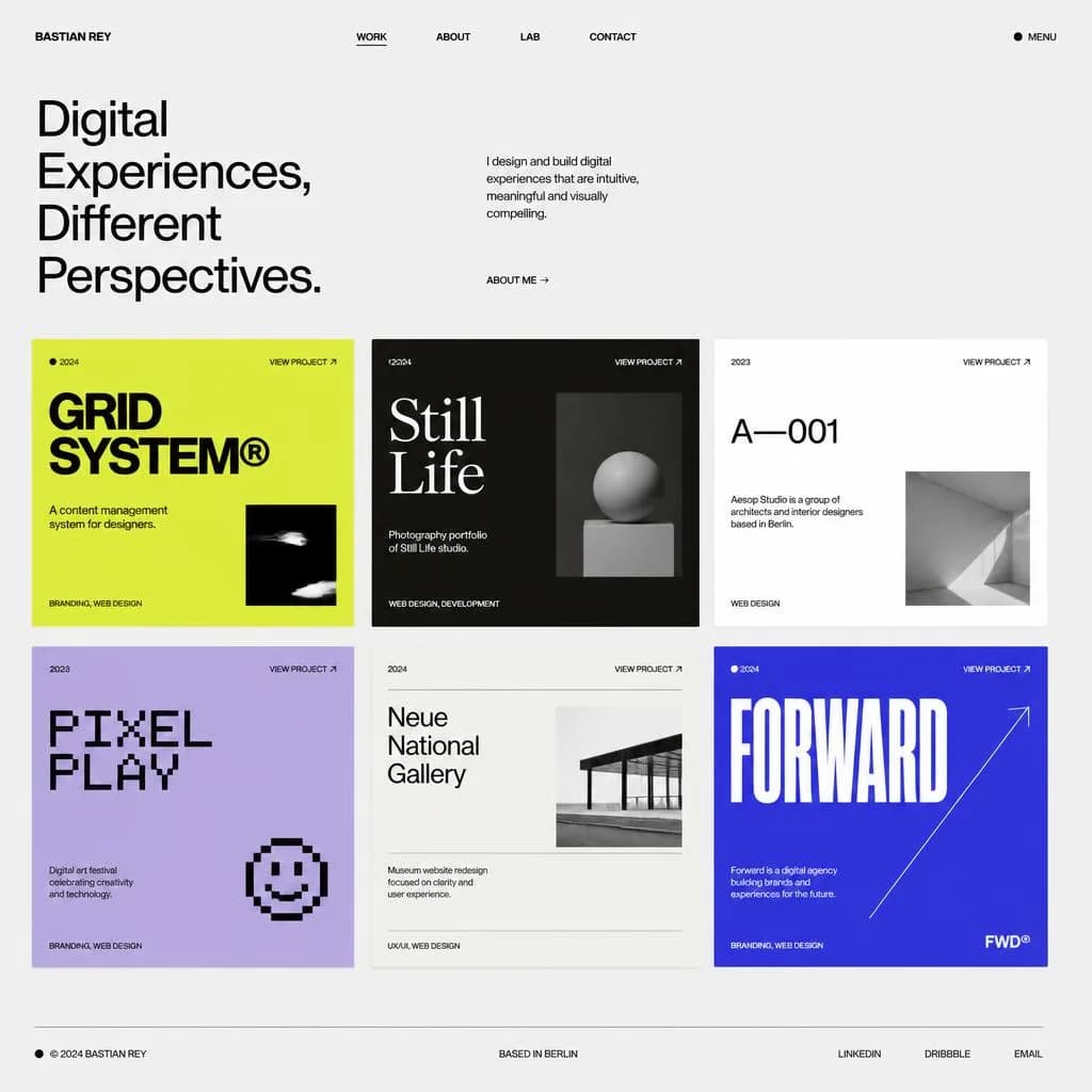 Image showing website portfolios clean and simple. Website design