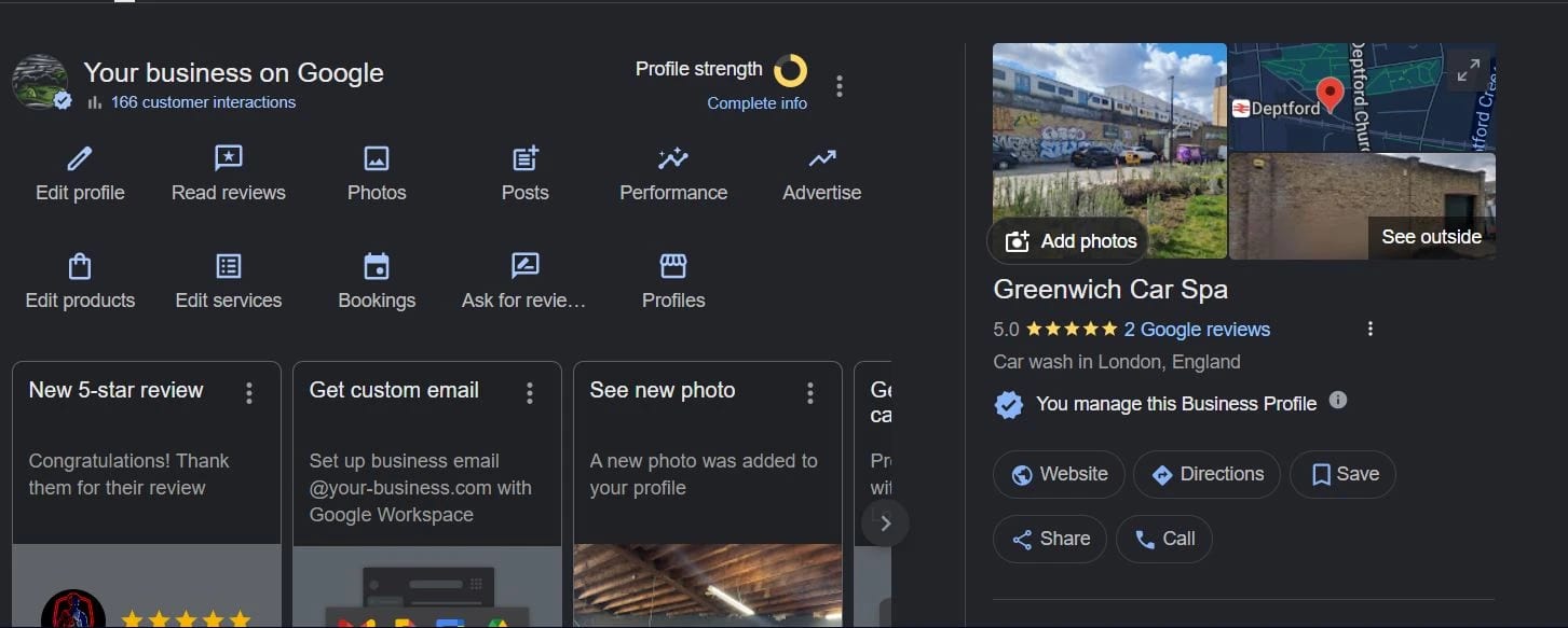 Google Business Profile Management